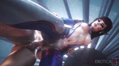 Anal Overload with D.Va [NSFW Gaming Porn]