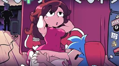 Lover's Secret Lesbian Sexcapade with Daddy in the Background (Explicit NSFW)