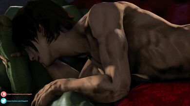 Futa Orc's Cock Handjobbed By Horny Human Hands