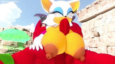 Knuckles and Rouge's Anal Threesome Orgy [leviantan581re]