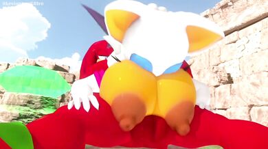 Knuckles and Rouge's Anal Threesome Orgy [leviantan581re]