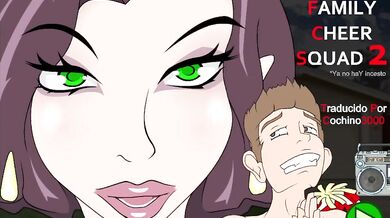 - Título del video porno hentai: Escuadrón de animadoras de la familia con senos grandes 2 en español