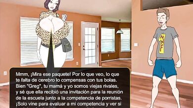 - Título del video porno hentai: Escuadrón de animadoras de la familia con senos grandes 2 en español