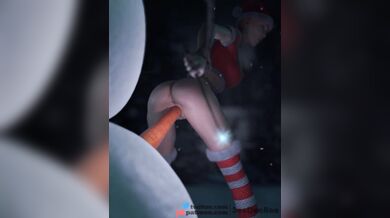 Cumming for Christmas on the Witch's Tongue - Three Dirty Bees