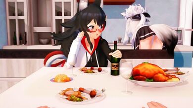 Wolf Mio and Snowstorm Fubuki: A Feral Love Story