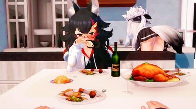 Wolf Mio and Snowstorm Fubuki: A Feral Love Story