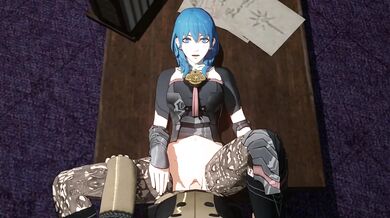 Burning Desire: Byleth's Clothed Conquest in 4K
