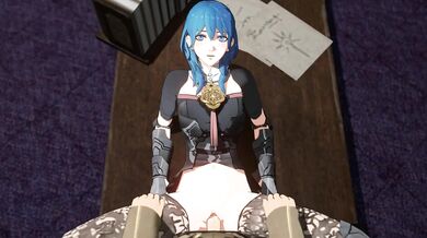 Burning Desire: Byleth's Clothed Conquest in 4K