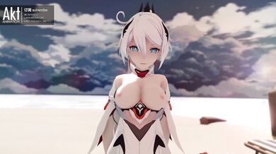 Kiana's Naughty Sands Escapade