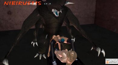 Elsa and Anna's Anal Invasion by the Monstrous Creature