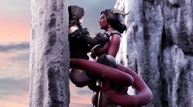 Demonic Fuck Fest: Triss and Yennefer's Scrappy Cococal Adventure