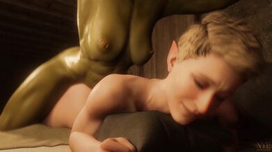 Sexy Futa Elves Get it On in a Magical Love-Making Session