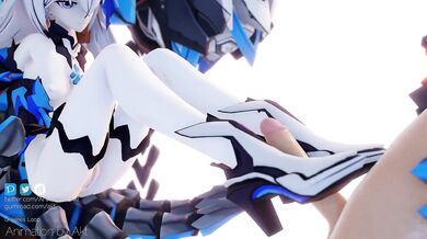 Bronya's Wet Pussy Fucked by the Dog - AKT