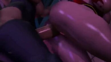 Mai and Yoruichi's Lesbian Love Fest