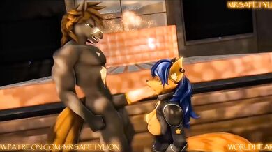 Carmelita Fox Raped and Knocked Up by Big Equine Cock - MrSafetyLion