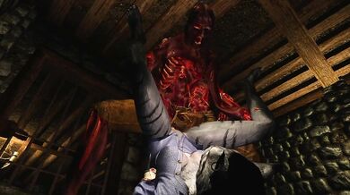 Young Khajiit Gives Zombie Erotic Relief