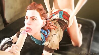 Aloy's Hot Threesome Fuckfest - Hazard3000