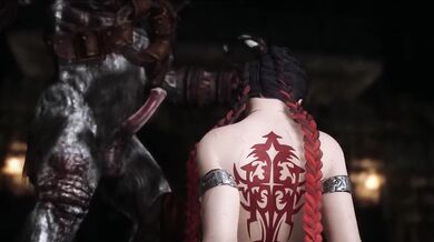 Vampire Gets Nailed by an Armored Troll During a Raid on Castle Volkh