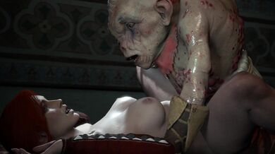 Uma's Throbbing Vagina Gapes as she gets Nailed by Tentacles in 'Uma Fucking Triss 3'