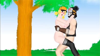 Misha's For*ced Fuck Session with Skull-masked GenzoX