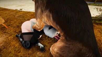 2B & Dog Beastly Bondage Adventure III