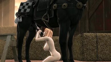 Riding and Milking the Good Cowgirl [santalol] in the Barn