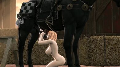 Riding and Milking the Good Cowgirl [santalol] in the Barn