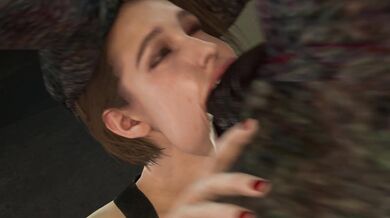 Monster Cock Face Fucks Jill's Pussy and Ass