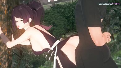 Lustful Yuzuriha: A Pleasure-Seeking Demoness in Heat