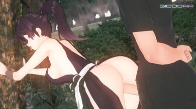 Lustful Yuzuriha: A Pleasure-Seeking Demoness in Heat