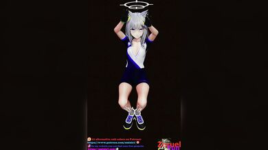 Koneko no Blue Ecstasy: A Shiroko Dancing Hentai Odyssey With a Nekomimi Twist!