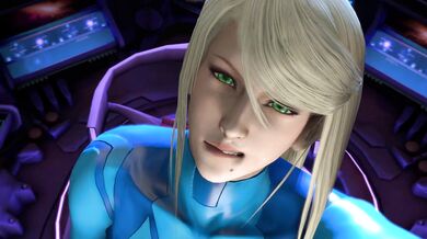 Big Cock Samus Aran Shows Off Her Toys