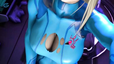 Big Cock Samus Aran Shows Off Her Toys