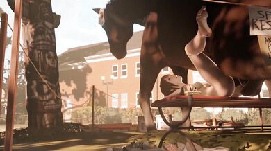 Riding the Horse with Max Caulfield's Big Cock