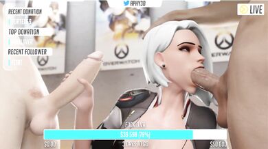 Nerdy Girl Goes Live on Cam and Gets DP'd By The World [Aphy3d]