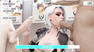 Nerdy Girl Goes Live on Cam and Gets DP'd By The World [Aphy3d]