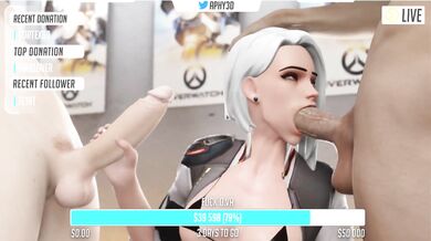 Nerdy Girl Goes Live on Cam and Gets DP'd By The World [Aphy3d]