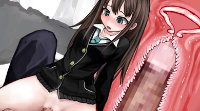 Rin's Internal Organs Exposed in X-ray: A CG Porn Video