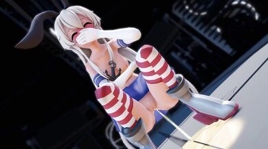 Shimakaze Goes Wild in 'Luvoratorrrrry!' [MMD R18] Shiron