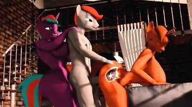 Throbbing Hard-Ons for Dylina's Threesome With Heart & Connar Stoud