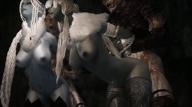 Snow Elves' Sisters Betrayed by Falmer, Captured, Fucked, and Bred by Them in an Interracial Gangbang