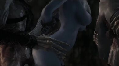 Snow Elves' Sisters Betrayed by Falmer, Captured, Fucked, and Bred by Them in an Interracial Gangbang