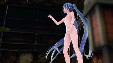 - Miku's Hentai Lust: Naked Dancing and Fucking with Her Blue Hair