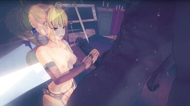 Queen Artoria's Black Cock Invasion