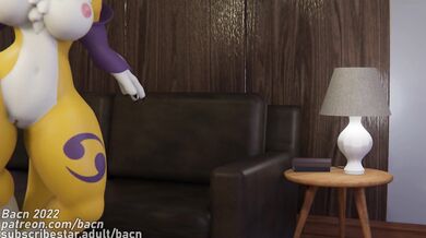 Cumming through Renamon's Magic Portal: Episode 3 - Swallowing Bacn