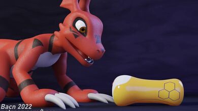 Cumming through Renamon's Magic Portal: Episode 3 - Swallowing Bacn