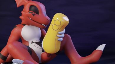 Cumming through Renamon's Magic Portal: Episode 3 - Swallowing Bacn