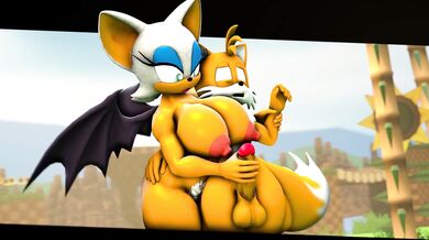 Fisting Sarah Dahlens Tail with Red Hand