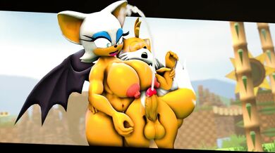 Fisting Sarah Dahlens Tail with Red Hand