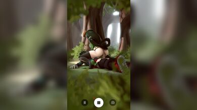 Tsuyu's Surprise Masturbation Session in Full HD